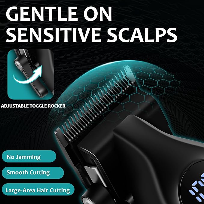 Hair Clippers for Men Professional - Barber Clippers for Hair Cutting & Grooming Rechargeable Beard Trimmer