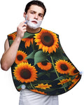 Pinks Cotton Candy Print Beard Bib Shaving Apron, Beard Hair Trimming Cape Gift For Dad