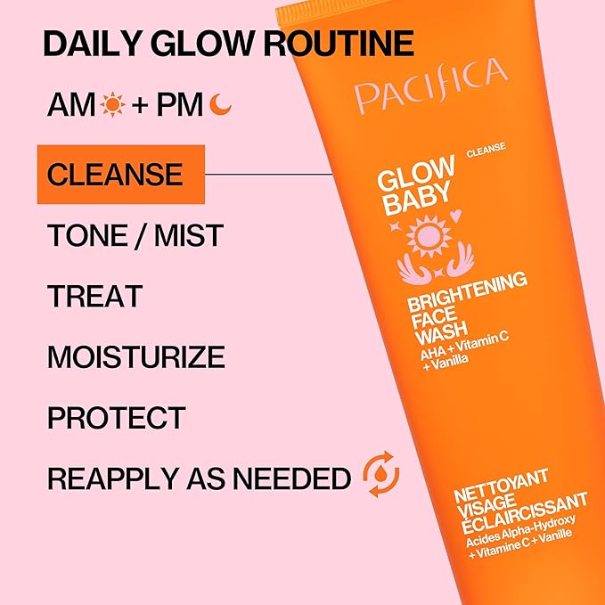 Pacifica, Face Wash Glow Baby Brightening, 5 Fl Oz