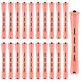 60 Pcs Perm Rods for Long Hair, Cold Wave Perm Rods Set for Women's Long & Short Plastic Curling Rollers for Hair Curling and DIY Hairdressing Styling Tool（0.51 x 3.22 inches）