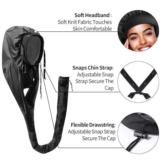 Hair Roller-Specific Heating Bonnet,Shorten Heatless Rods Rollers Curling Time,Styling Hairs at Home&Helps Curls Stay Longer,Frizz Control, Lightweight & Portable for Travel(Rollers Not Included)