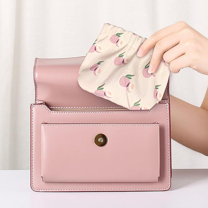 Mini Makeup Bag for Purse - 4 PCS Cosmetic Bags for Women, Waterproof Travel Bag, Lipstick Organizer