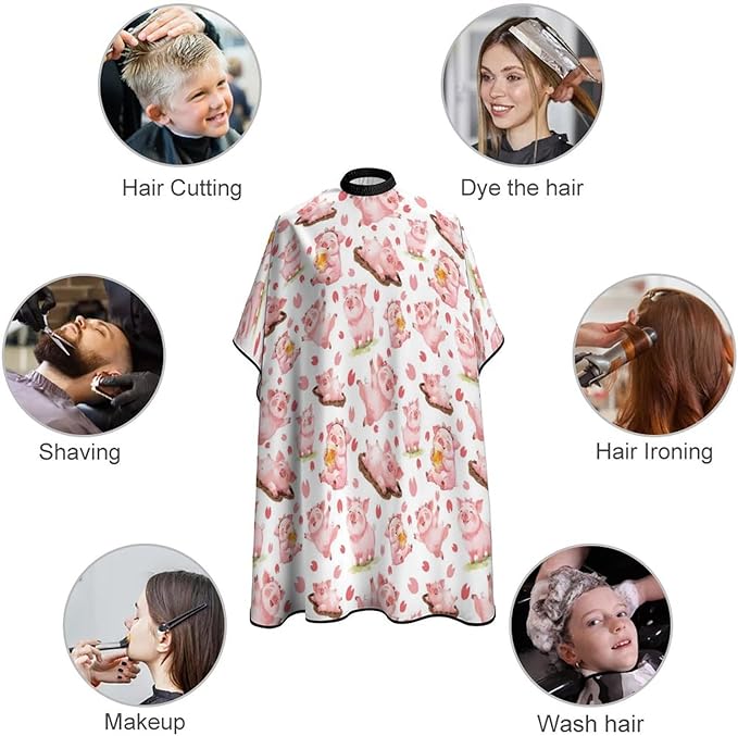 Barber Cape for Kids Funny Duck Haircut Cape Professional Salon Cape Waterproof Hair Cutting Styling Haircut Apron
