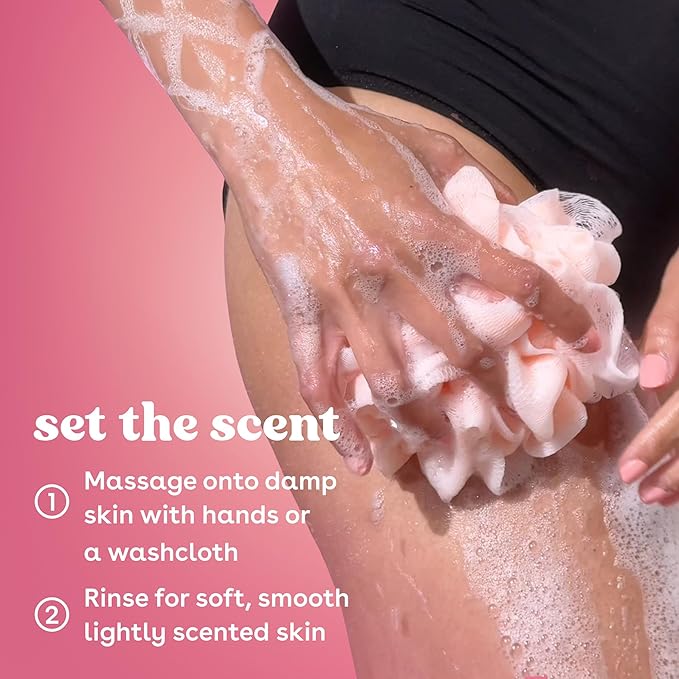 eos Cashmere Body Wash – Pink Champagne, Moisturizing Body Wash, Creamy Gel Formula, with Shea Butter, Glycerin, Vitamin E, pH Balanced, Sensitive Skin, Vegan, 16 fl oz
