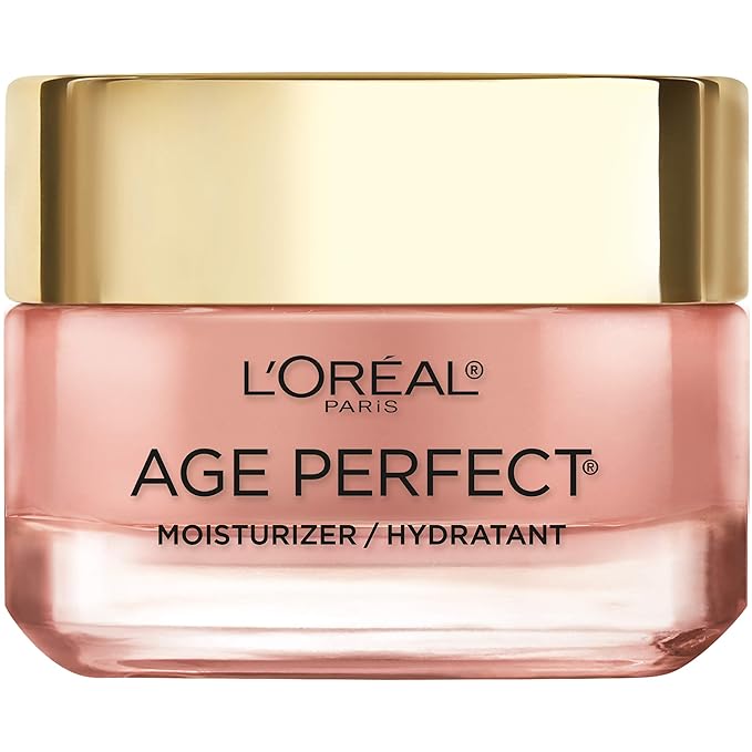 L'Oreal Paris Age Perfect Rosy Tone Anti-Sagging Face Moisturizer,Renew & Revive Healthy Tone,1.7 oz (Packaging May Vary),(Pack of 2)