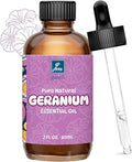 Geranium Essential Oil 2 Oz, Pure Geranium Oil for Skin, Hair, Diffuser, DIY Projects