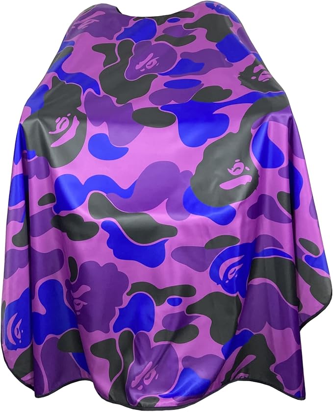Barber Cape for Men Professional Hair Cutting Salon Cape with Snaps Waterproof Hairdressing Styling Cape- 63”× 56”