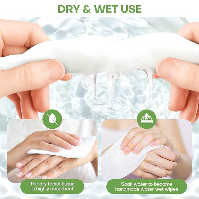 Compressed Towel Tablets 100 Count, Thickened Disposable Face Towel Biodegradable Cotton Cloths, Portable Mini Compressed Washcloths Coin Tissue for Travel, Gym, Home, Outdoor Activities