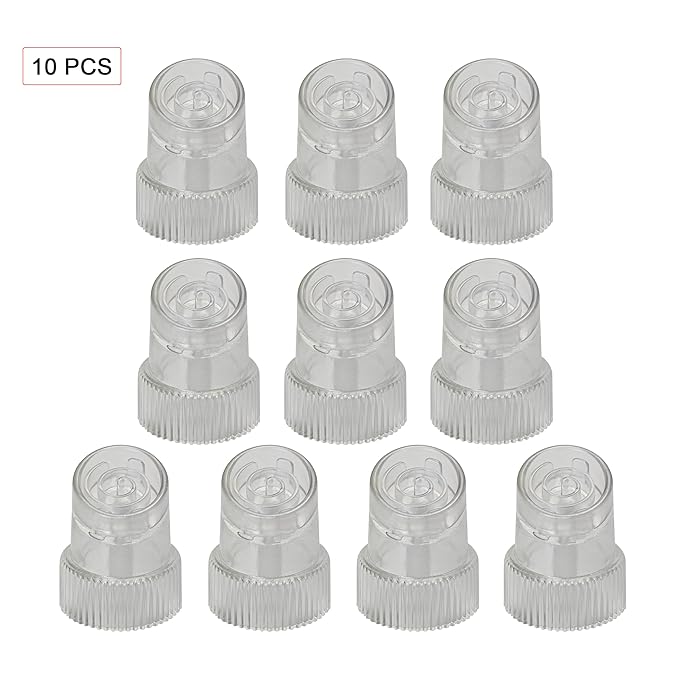 Elitzia 10 PCS Hydro Oxygen Facial Beauty Machine Tips Replacement Plastic Hydrodermabrasion Tips for Skin Cleaning Parts Large Spiral Shape Tip Suitable for ETAF1324 ETDN7 Machine Acceossories ETTIP1