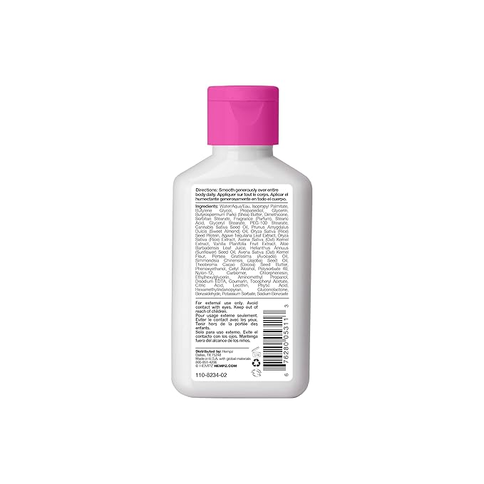 Hempz Body Lotion - Buttercream Vanilla Cake Celebration Limited Edition Daily Moisturizing Cream, Shea Butter, Aloe - Skin Care Products - Travel Size, 2.25 Oz