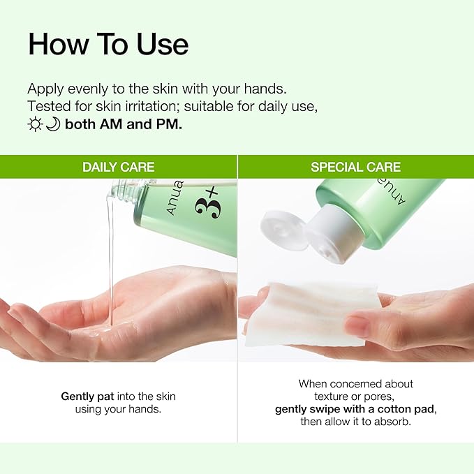 Anua Azelaic Acid 3 CICA Skin Clarifying Toner, Soothing & Clear Care, with Salicylic & Azelaic Acid, Sebum & Spot Care, Suitable for Sensitive Skin, Korean Skincare, 8.45 fl.oz