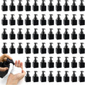 8.5 oz Foaming Soap Dispenser Plastic Foaming Pump Bottle, Refillable Dispenser with Plastic Pump, Empty Hand Bottles for Liquid Soap, Shampoo, Bathroom,Hotel,Restaurant (60, Black)