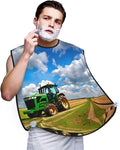 Underwater Scenery Print Beard Bib Shaving Apron, Beard Hair Trimming Cape Gift For Dad