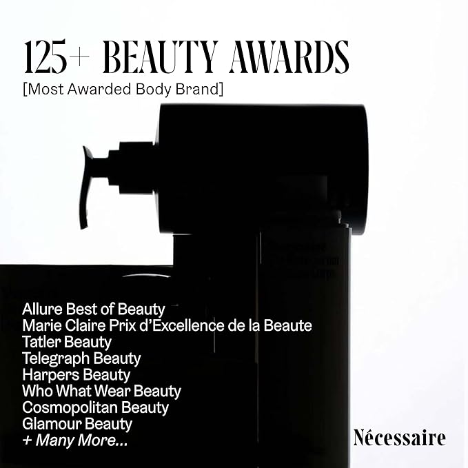 Nécessaire The Body Cream - Rich Barrier Repair With 5% Niacinamide, 5 Essential Ceramides + Hyaluronic Acid. Fragrance-Free. Non-Comedogenic. 200 ml / 6.8 fl oz