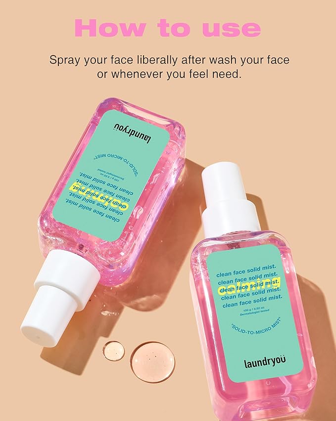 Hydrating Jelly Mist | Soothing Facial Spray with Probiotics for Skin Barrier Support | Lightweight & Moisturizing | Korean Skin Care (3.38 fl oz)