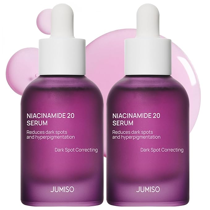 JUMISO Niacinamide 20% Face Serum, Dark Spot & Uneven Tone Care, TXA + Glutathione, Pore & Oil Control for Glass Skin, Centella Soothing, Korean Skincare, 1.35 fl oz 2 Pack