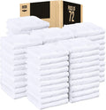 Utopia Towels White Salon Towels, Pack of 72 (Not Bleach Proof, 16 x 27 Inches) Highly Absorbent Towels for Hand, Gym, Beauty, Spa, and Home Hair Care