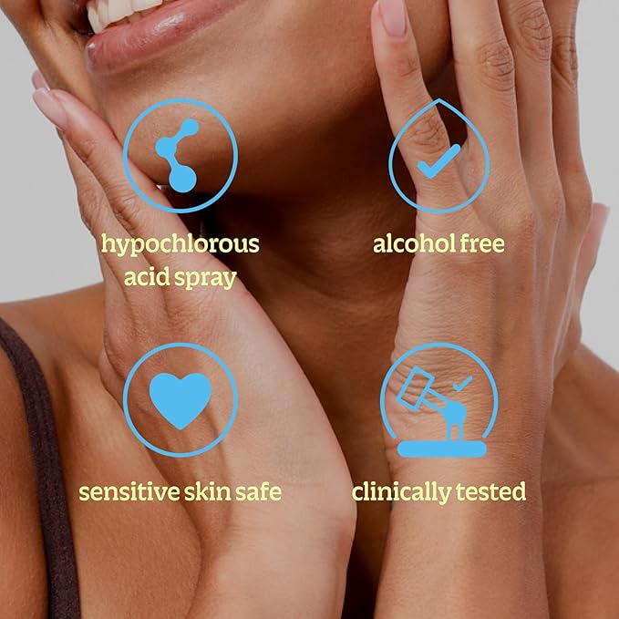 BRIOTECH Renew Toner, Hypochlorous Acid Spray, Minimize Appearance of Blemishes, Soothing Facial Mist for Sensitive Skin, Calm Redness & Bumps, Vegan, 4 fl oz