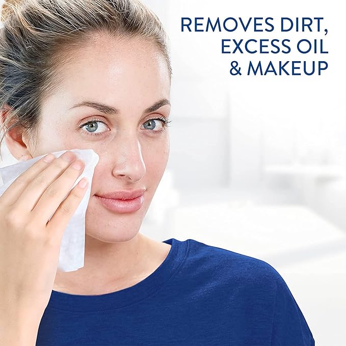 Cetaphil Face and Body Wipes, Gentle Skin Cleansing Cloths, 25 Count (Pack of 2), for Dry, Sensitive Skin, Flip Top Closure, Great for the Gym, Travel, in the Car, Hypoallergenic, Fragrance Free