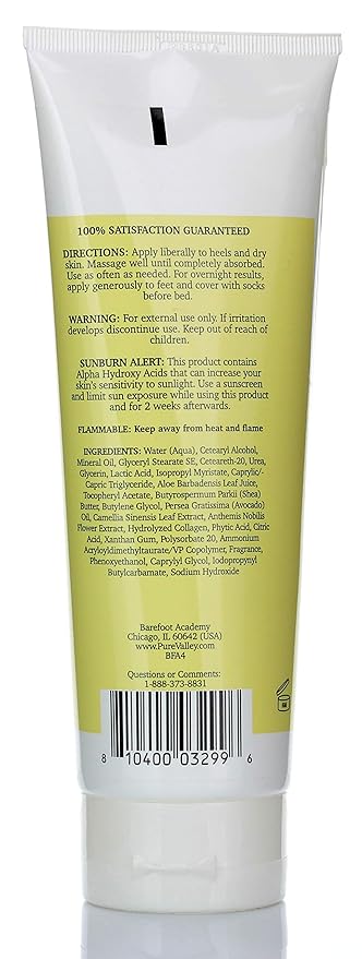Heavy Duty Foot Care Scrub & Moisturizer Cream For Calluses, Dead Skin, Tough Heels, Cracked Heels, & Rough Spots On Feet, Skin Care For Feet, Large 8 Fl Oz (Cracked Heal Foot Cream)