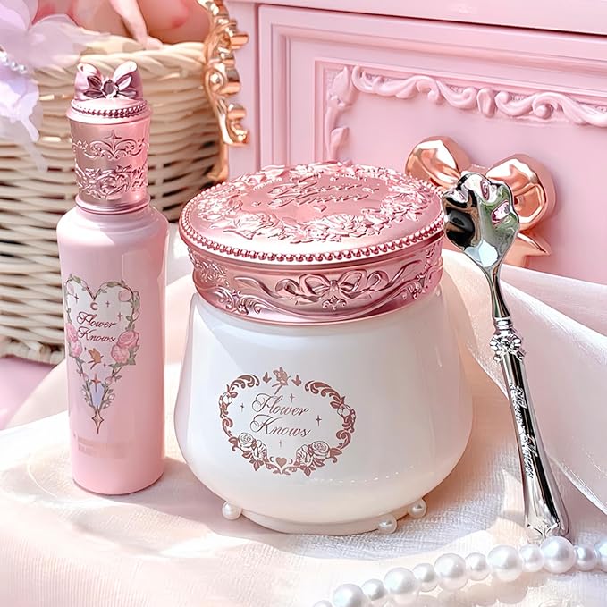 Flower Knows Midsummer Fairytales Makeup Cleansing Balm,Waterproof Makeup Remover & Oil Based Facial Cleanser to Nourish & Hydrate with Scoop,for All Skin Types(3.72 fl.oz./110 ml)