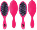 Wet Brush Original Detangler for Thick Hair - Exclusive Ultra-soft IntelliFlex Bristles - For All Hair Types, Women, Men, Wet and Dry Use - Pink, 1 Count (Pack of 2)
