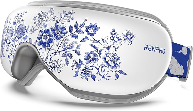 RENPHO Eye Massager with Heat, Birthday Gifts for Women Men Her, Eye Mask for Migraine,Sleep Mask for Dry Eyes Relax, Reduce Strain for Men Dad Eyeris 1