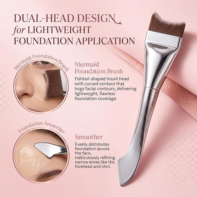 4Pcs Makeup Mixing Palette, Make Up Spatula Tool Including Makeup Mixing Palette Foundation Spatula Tray and Puff for Women Facial Cosmetic Nail Art Pigment Blending