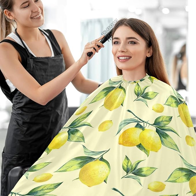 visesunny Professional Barber Cape Polyester Hair Cutting Salon Cape Apron Anti-Static Beard Bib Grooming Apron