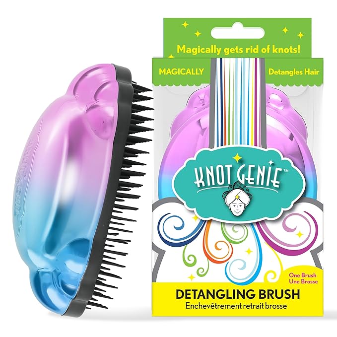 Knot Genie Detangling Brush, Peaceful Blend