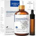 HIQILI Cedarwood Essential Oil (3.38 Fl Oz), 100% Natural Therapeutic Grade, Premium Glass Dropper, for Hair & Skin Care, Soap Making, Add to Diffusers, Sprays