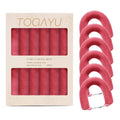 Heatless Curls Overnight Set - Jumbo Overnight Hair Curlers to Sleep In, Soft Velvet Hair Rollers for Women, No Damage Curls Styling Tools 6pcs