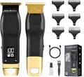 Beard Trimmer for Men - Rechargeable Men's Hair Clippers & Razor, Cordless Hair Trimmer for Face, Neck, Groin & Manscaping, Ideal Gift for Men, Black