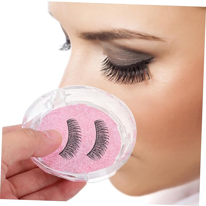 NOLITOY 3pcs Eyelash Storage Boxes Lash Case for Eyelashes Portable Makeup Storage Lash Case Travel Organizer