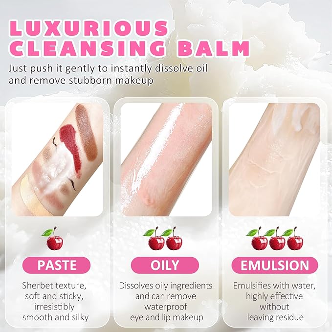 Cleansing Balm, Makeup Remover Cleansing Korean for Sensitive Skin, Travel Size Good Molecules.