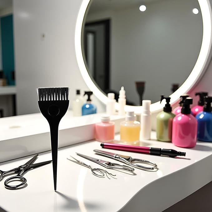 Black Fashion Salon Hairdressing Color Mixing Comb Dye Hair Brush Set Tint Tools,Coloring and Highlighting Tools,Hair Coloring Products