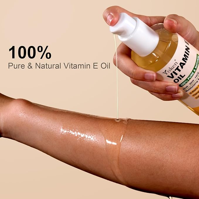 Vitamin E Oil 8 Oz Vitamin E oil for Skin Vitamine oils for Face Perfect Bath and Body Oil Cold Pressed Hexane Free Non-GMO Gluten Free Formula