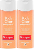 Neutrogena Body Scrub, Oil Free, Acne | With Salicylic Acid | For Back, Chest & Shoulders | 8.5 fl. oz | Pack of 2