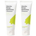 KraveBeauty Matcha Hemp Hydrating Cleanser for Sensitive Skin, 2 Pack, Gentle, Non-Stripping Face Wash with Matcha, Hemp Seed Oil & Glycerin, Fragrance Free, 2 x 120ml