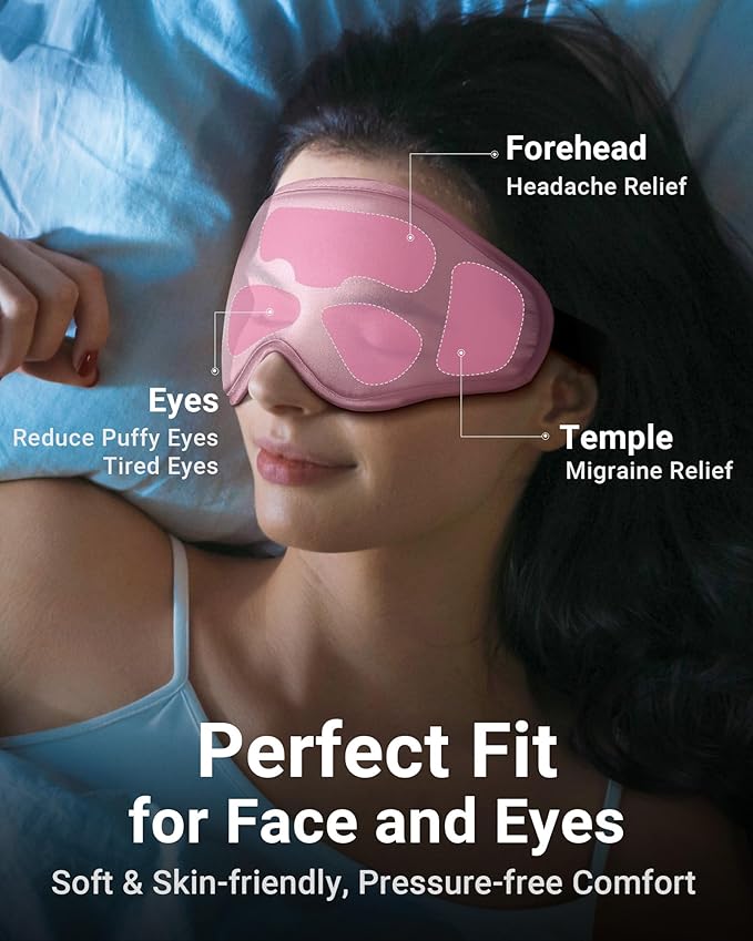 Cooling Eye Mask for Puffy Eyes: Fsa Eligible Items Hsa, Ice Eye Pack for Magraine After Surgery Relief - Reuable Cold Compress for Headache Puffiness - Comfortable Perfect Fit Gel Sleep Mask