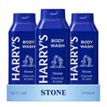 Harry's Men's Body Wash - Stone - 18 fl oz - Shower Gel for Men - No Parabens, Sulfates, or Dyes, (Pack of 6)