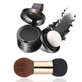 Hairline Powder Hair Root Touch Up - 3 Brush Heads, Instant Cover up Gray Hair, Portable Hair Color Concealer, Women Men's Grey Hair Coverage, Multi-purpose for Eye Shadow & Contouring - Black