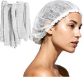 Disposable Bouffant Caps, 21inches Hair Net, Elastic Dust Cap for Food Service, Sleeping Head Cover