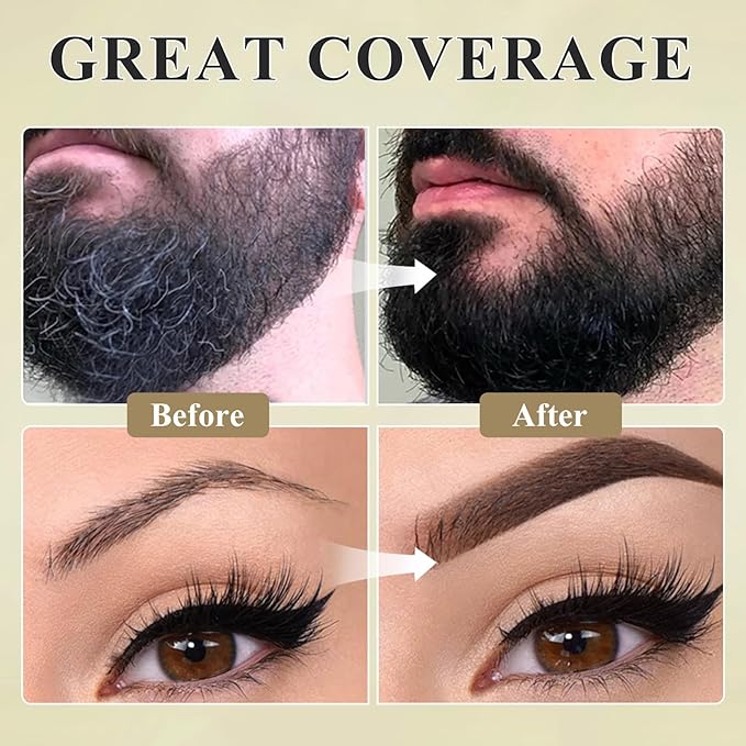 Root Touch Up Powder for Women - SOVONCARE Wet Hairline Powder to Cover Gray Hair, Thinning Hair & Bald Spots, Waterproof Hair Color Cover Up（Black 0.14 Oz）