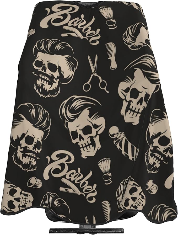 Adult Barber Cape, Professional Salon Haircut Capes, Haircut Kit Hairdressing Apron for Home Salon Barbershop