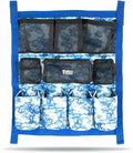 Jeffers Expression Trailer Door Caddy – Equestrian Tack Organizer for Horse Supplies, Grooming Tools, Water Bottle – Padded Pockets with Hanging Straps for Stalls & Barns - Equestrian Toile
