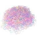 Baby Hair Ties Elastic Hair Rubber Bands,400pcs Multi Color Small Hair Holder Hair Tie for Kids Girls