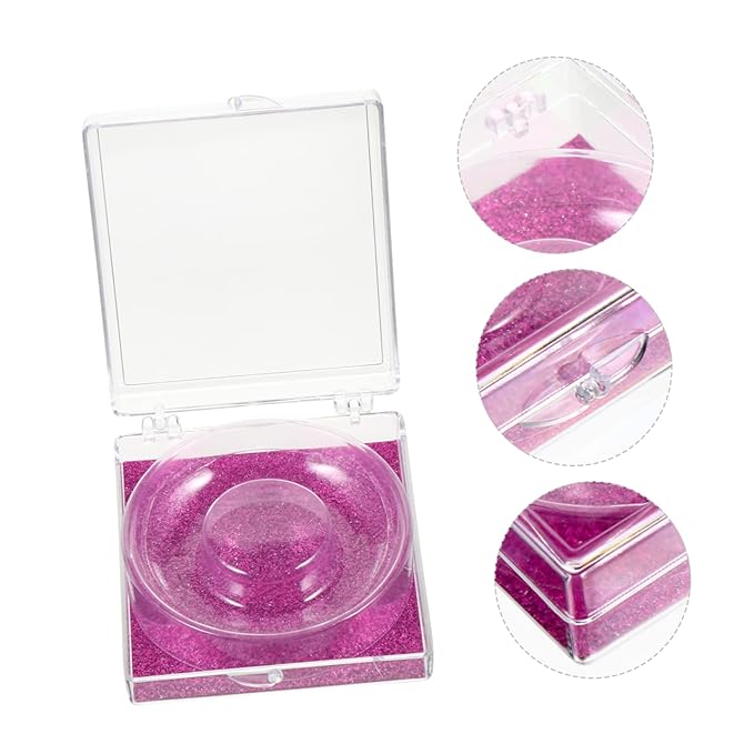 6pcs Stable Material Eyelash Case Storage Box for Makeup Organization Small Chic for Women