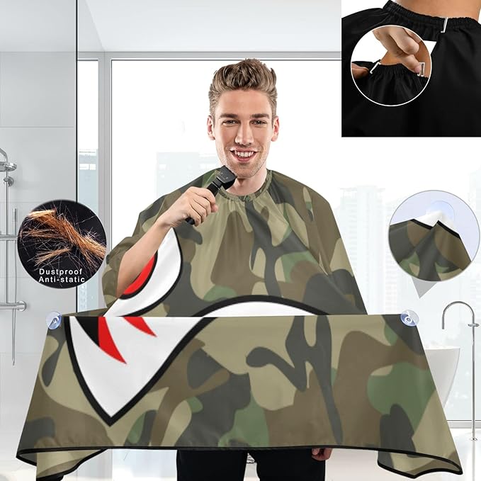 Stylish Barbershop Salon Barber Cape Haircut Cape Salon Apron Unisex Hair Cutting Apron for Men Women
