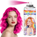 Pink Temporary Hair Color Spray for Girls & Women- Washable Root Touch Up Hair Dye, Non-Sticky Hair Wax for Christmas,Parties (120ML, Pink)